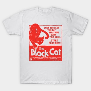 The Black Cat (red) T-Shirt